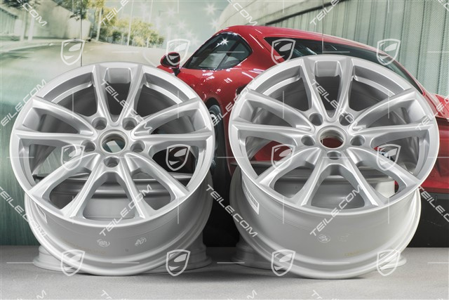 19" Felgensatz Panamera S, 9J x 19 ET64 + 10,5J x 19 ET62