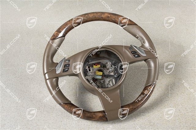 Steering wheel, Multi-Function, Heating, Selector lever, Umbra, walnut high gloss