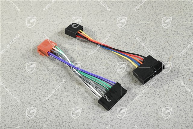 Kostka / złącze ISO DIN przejściówka adapter do radia samochodowego Porsche Classic