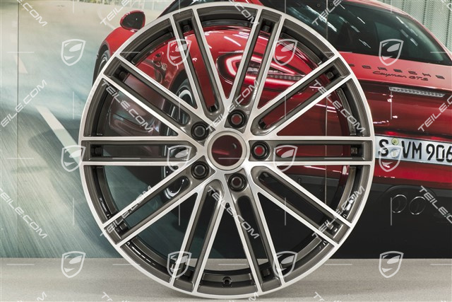 21" Felga Turbo IV, 9,5J x 21 ET71, Titan