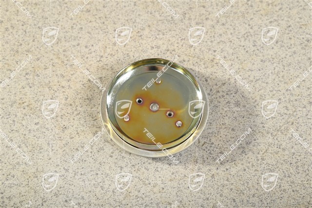 Radzierdeckel, Weissgold Metallic, für Innendurchmesser 71 mm