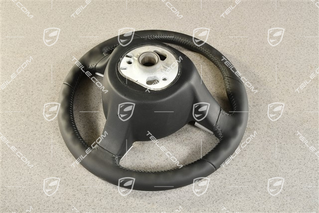 Sportlenkrad, Glattleder, schwarz