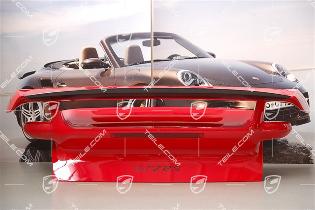 GT2 / GT2 RS Rear spoiler set (engine lid, wing, CARBON lip spoiler), incl. small pieces