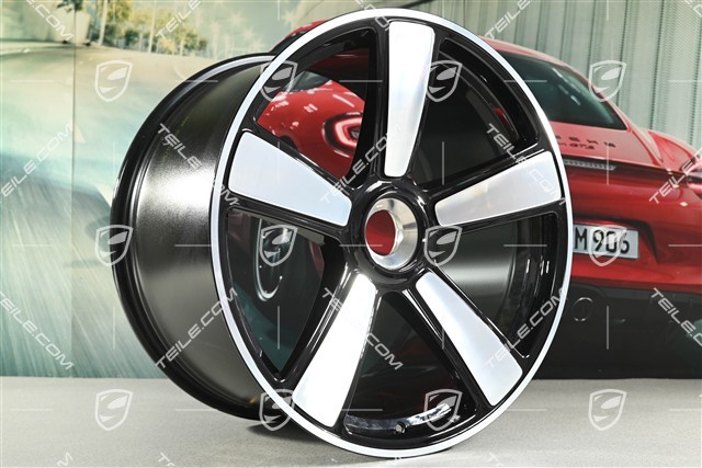 21" Sport Classic wheel rim, 12J x 21 ET63, Jet Black Metallic