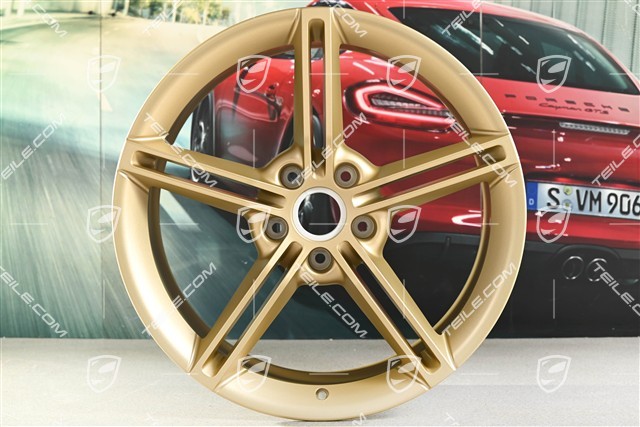 21" Felgensatz Mission E Design, 9,5J x 21 ET60 + 11,5J x 21 ET66, aurum seidenmatt