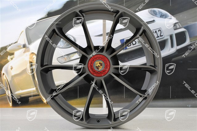 20" Felgensatz GT3, 9J x 20 ET55 + 12J x 20 ET47, in Platinum (seidenmatt)