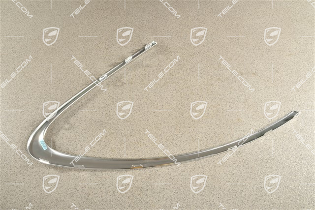 Zierleiste / Abdeckleiste, Seitenscheibe, aluminium, R