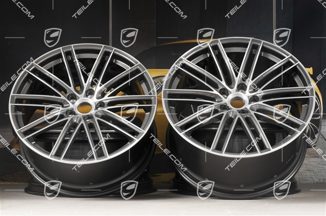 22" Komplet felg Turbo IV, 10J x 22 ET48 + 11,5J x 22 ET61