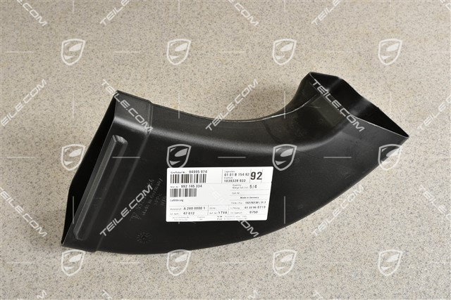 Air guide / Air duct, Upper, R