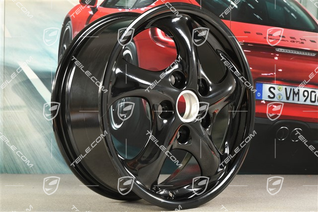 17" Felge Carrera, 7J x 17 ET55, schwarz hochglanz
