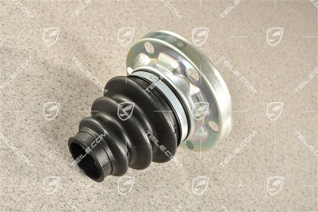 Balg / Staubbalg mit Klemmschelle, L=R