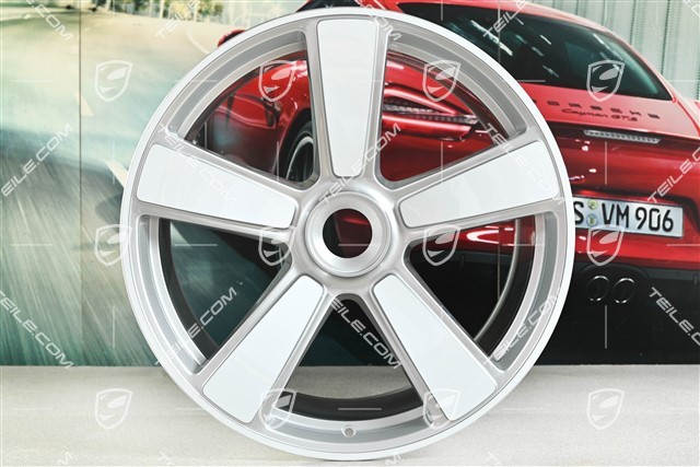 20+21" Sport Classic wheel rim set, 9,5J x 20 ET44 + 12J x 21 ET70, white