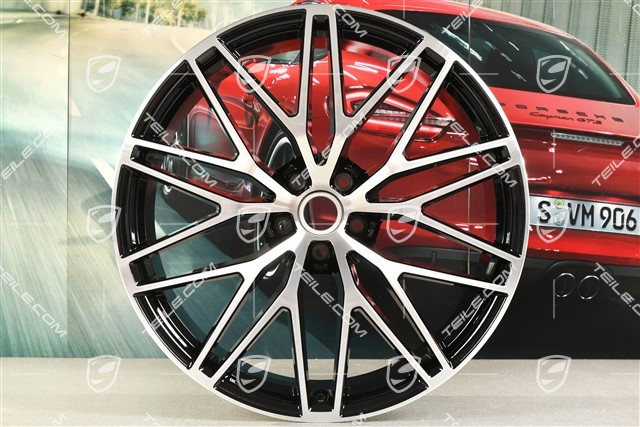 21-inch alloy wheel rim RS-Spyder Design II, 9,5J x 21 ET27, black high gloss