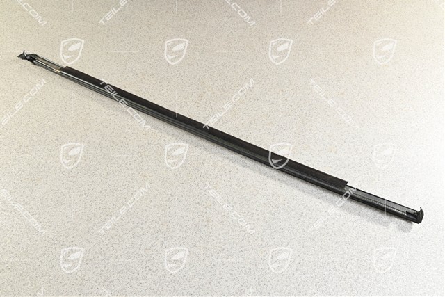 Zierleiste, seitlich, hinten, mit Dichtung, Schwarz matt, R