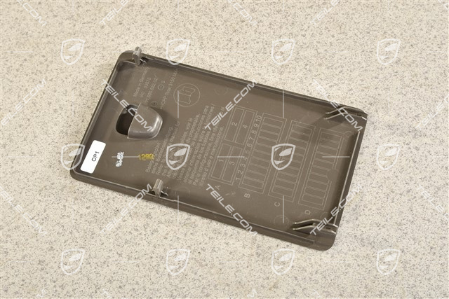 Deckel / Sicherungskasten Abdeckung, Achatgrau, R