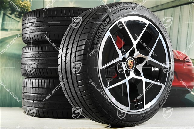 20" Turbo Sport Aero summer wheel set, rims 9J x 20 ET54 + 11J x 20 ET60 + Michelin summer tyres 245/45 R20 + 285/40 R20