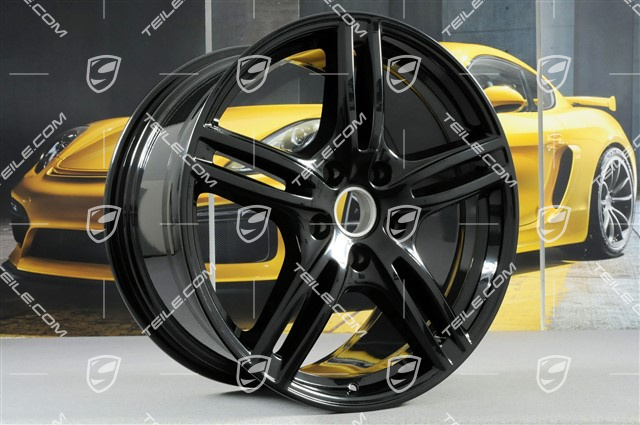 20-inch wheel rim Panamera Turbo, 10,5J x 20 ET71, for winter use, black high gloss