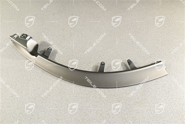 Turbo, Zierleiste für Heckleuchte, Rhodiumgrau, L
