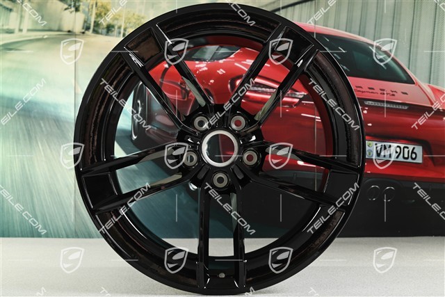 21" Carrera Exclusive Design wheel, 11.5J x 21 ET79, black high gloss