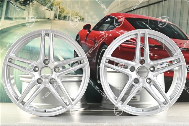 19" "Carrera VI" Felgensatz, 8,5J x 19 ET50 + 11,5J x 19 ET76