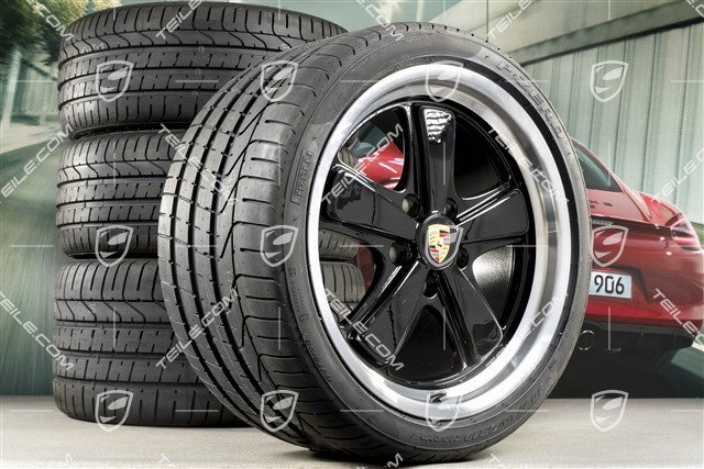 19" Sommerräder Satz "911 Sport Classic", Felgen 8,5J x 19 ET55 + 11,5J x 19 ET67, Michelin Reifen 235/35 ZR19 + 305/30 ZR19