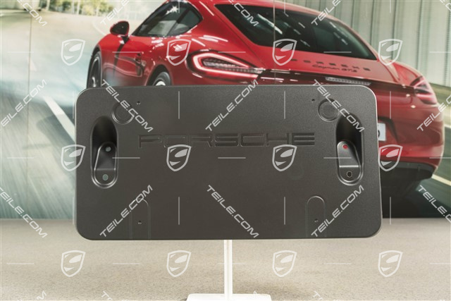 Front bumper number / Licence plate support, USA