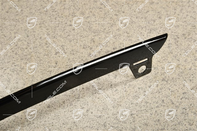 Disc / cover trim lower for front bumper retaining frame centre, Black