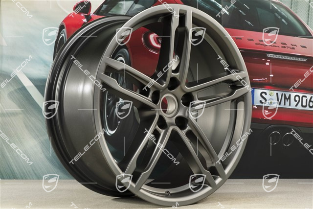19" wheel, Turbo, 9J x 19 ET21, platinum satin-matt