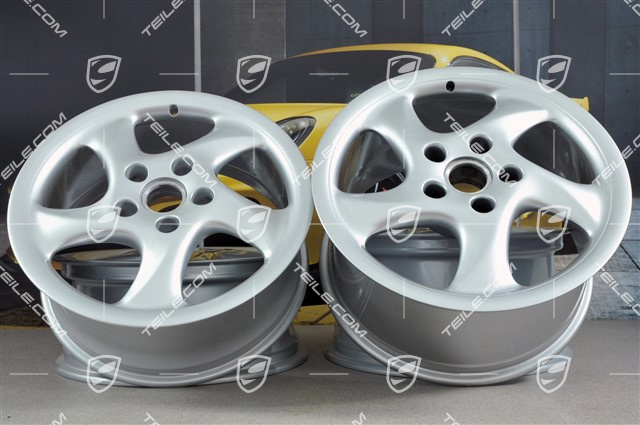 18-inch TurboLook I wheel set, 7,5J x 18 ET50 + 9J x 18 ET52