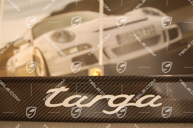 Einstiegleiste Carbon, "TARGA" Schrüftzug, LINKS
