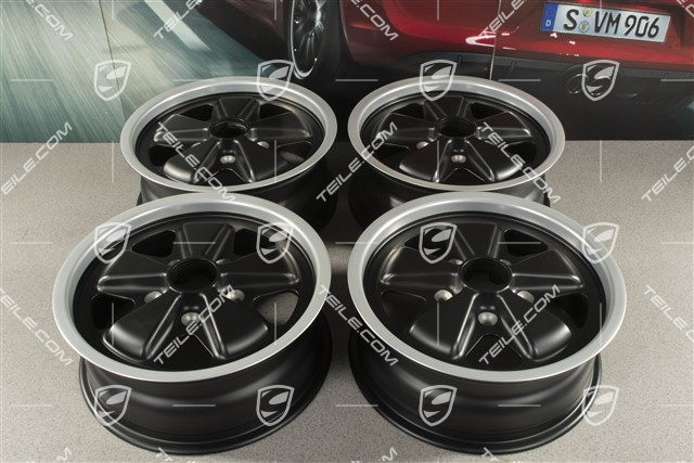 15-inch Perforated disc wheel set (4 pcs.), Fuchs, 6J x 15 ET36