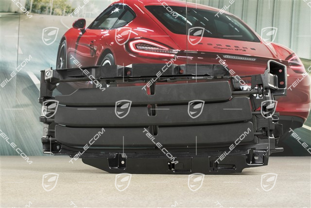 Radiator grille shutter / cooling air controls flap,ventilation grille, black matte, L Radiator grille shutter / cooling air controls flap,ventilation grille, black matte, L