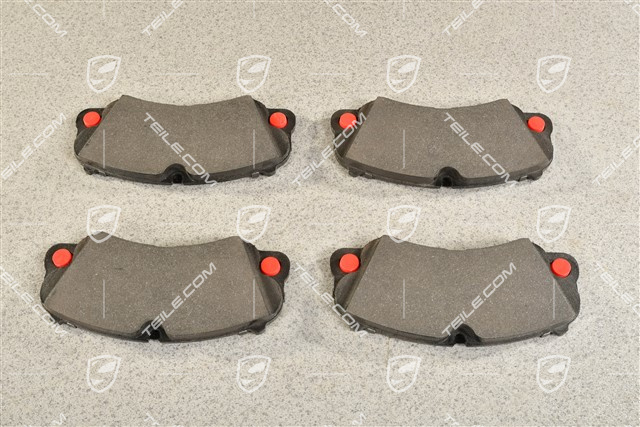 GT3, Brake pads, PCCB, front, L+R