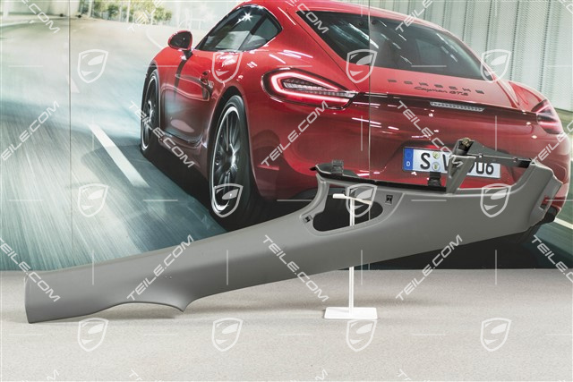 Tapicerka słupka-C, Coupe, Skóropodobna, Stone grey, L
