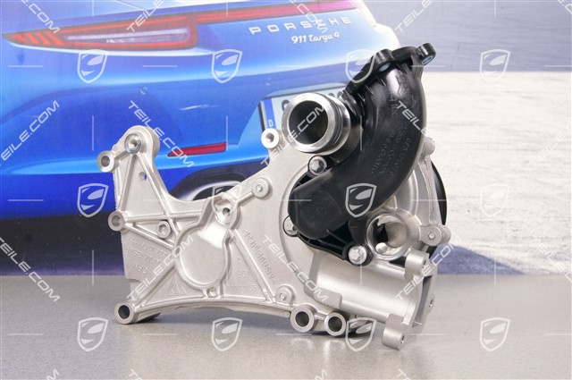 Water pump with housing, assembly