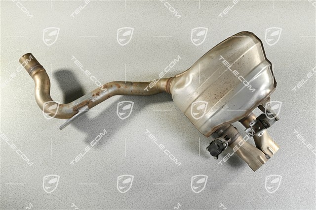 Rear exhaust muffler , without tail pipes, L