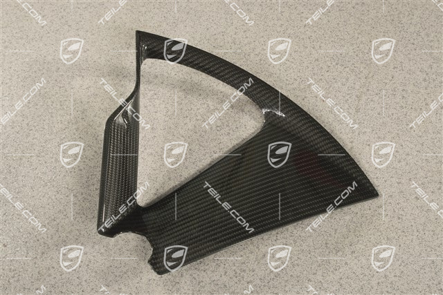 21zoll Taycan Exclusive Design Schmiederäder Radzierblende aus Carbon, Hinten, L