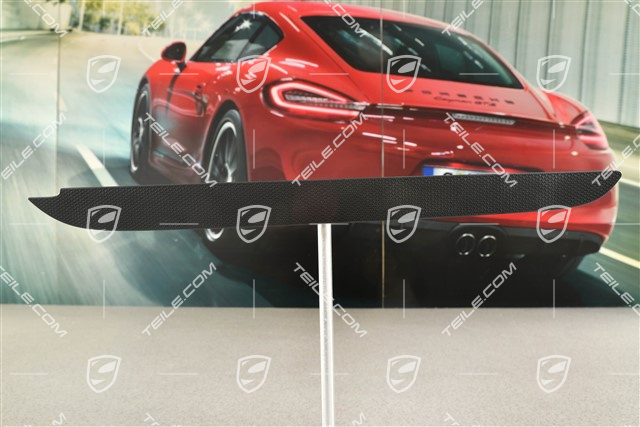 Trim, lateral, Black matte, L