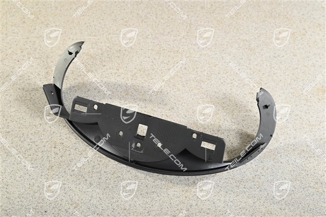 Instrument cluster cover, black