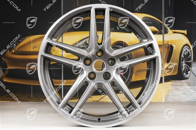 20" Felge "Macan Turbo", 9J x 20 ET26, BORBET, Titan