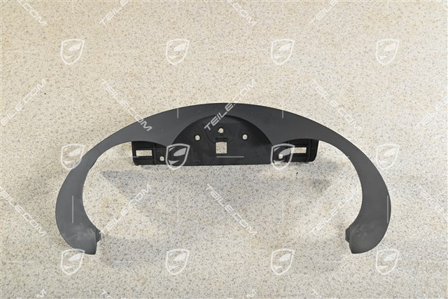 Instrument cluster cover, black
