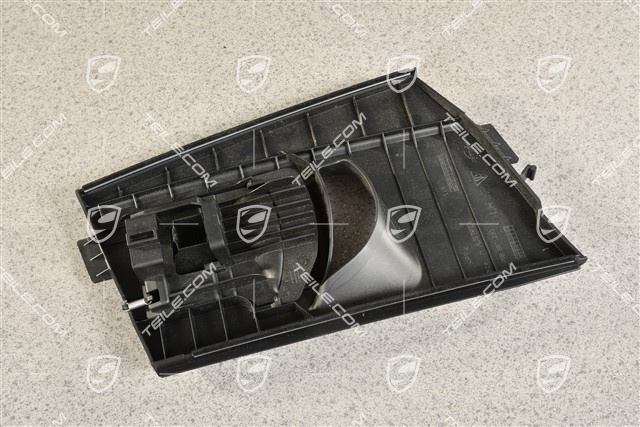 Schieber Verkleidung, B-Säule, oben, Schwarz, L