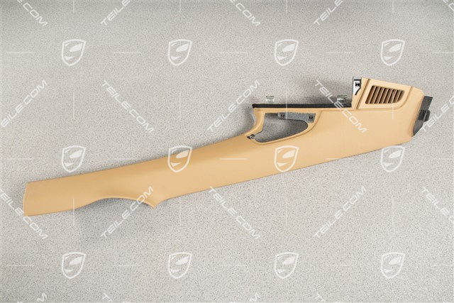 Verkleidung von C-Säule, Coupe, Leder, Sandbeige, L