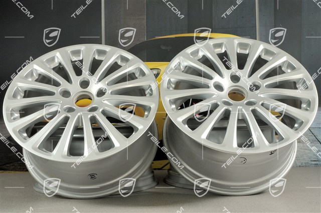 19" Felgensatz Panamera Design II, 10J x 19 ET61 + 9J x 19 ET60