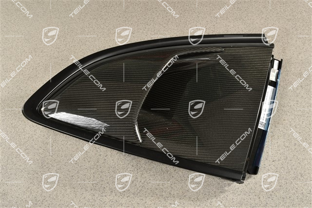 GT4RS, Weissach Package, side window air inlet, carbon gloss, L