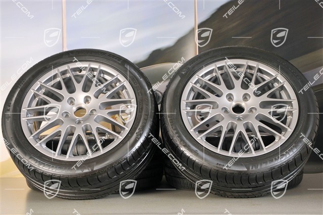 20-inch RS Spyder Design summer wheel set, wheel rims 9J x 20 ET 57 + NEW Michelin summer tyres 275/45 R20, with TPMS