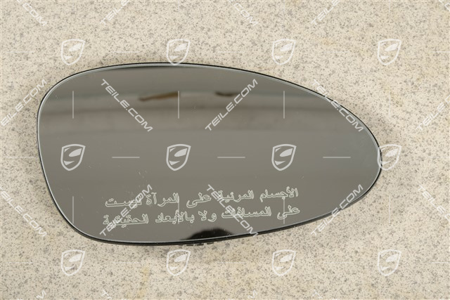 Szkło lusterka, wypukłe, Wersja dla Arabii Saudyjskiej, R