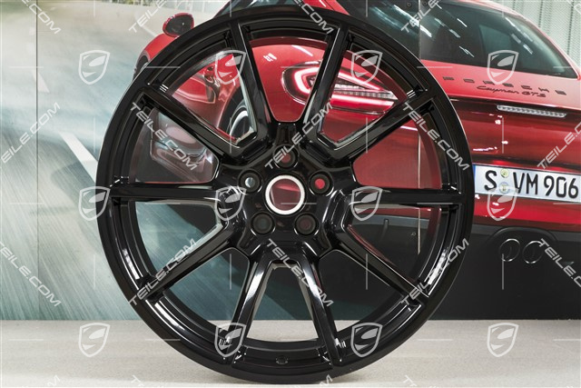 20" Felge "Macan SportDesign" 10J x 20 ET19, Schwarz hochglanz