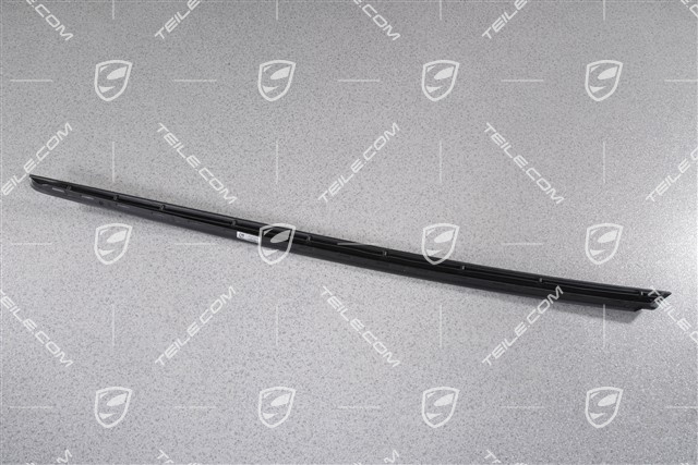 Windshield Water drain strip, A-pillar, black matte, L