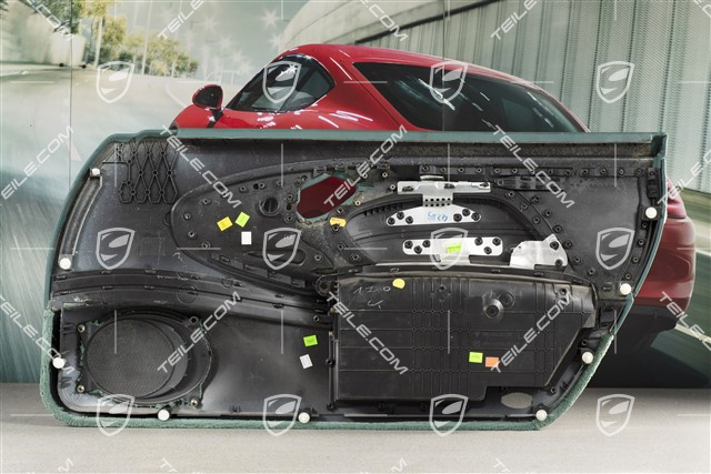 Türverkleidung mit Airbagblende, Klangpaket, Leder, Nephritegrün, L